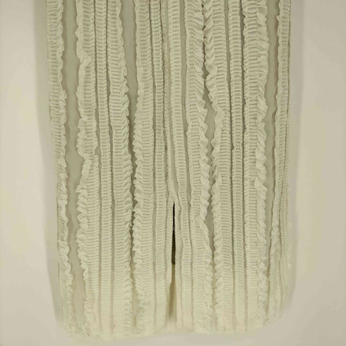 ショコラフィネローブ chocol raffine robe 25SS ジャガード ストライプ フリル Iライン スカート レディース  F